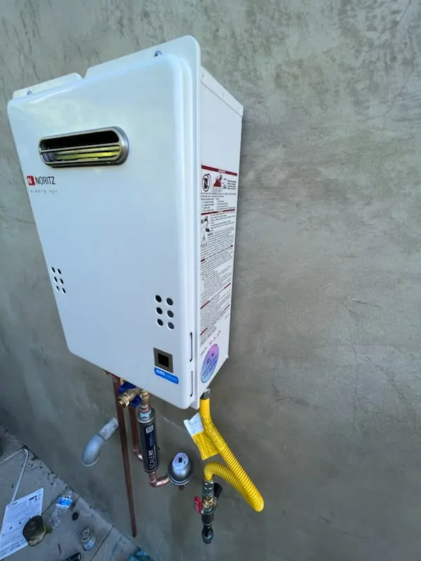 Tankless water heater installation for Garfield homes